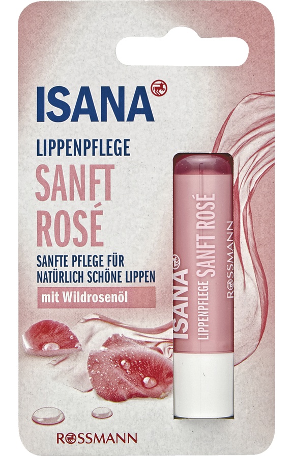 Isana Lippenpflege Sanft Rosé
