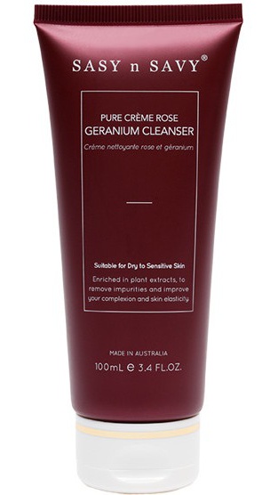 Sasy n Savy Pure Crème Rose Geranium Cleanser