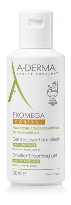 A-Derma Exomega Control Emollient Foaming Gel