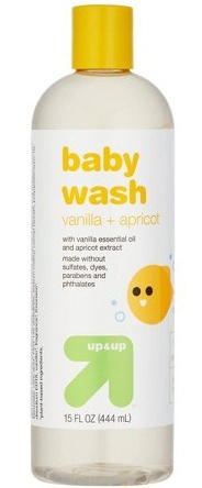 up and up Baby Wash With Vanilla & Apricot