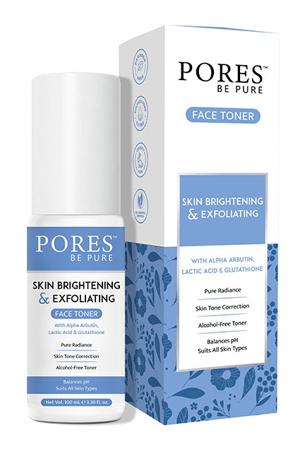 Pores Be Pure Skin Brightening & Exfoliating Face Toner