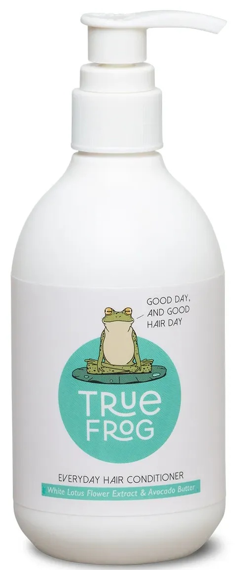 Truefrog Everyday Hair Conditioner To Fight Frizz With White Lotus Flower Extract And Avocado Butter