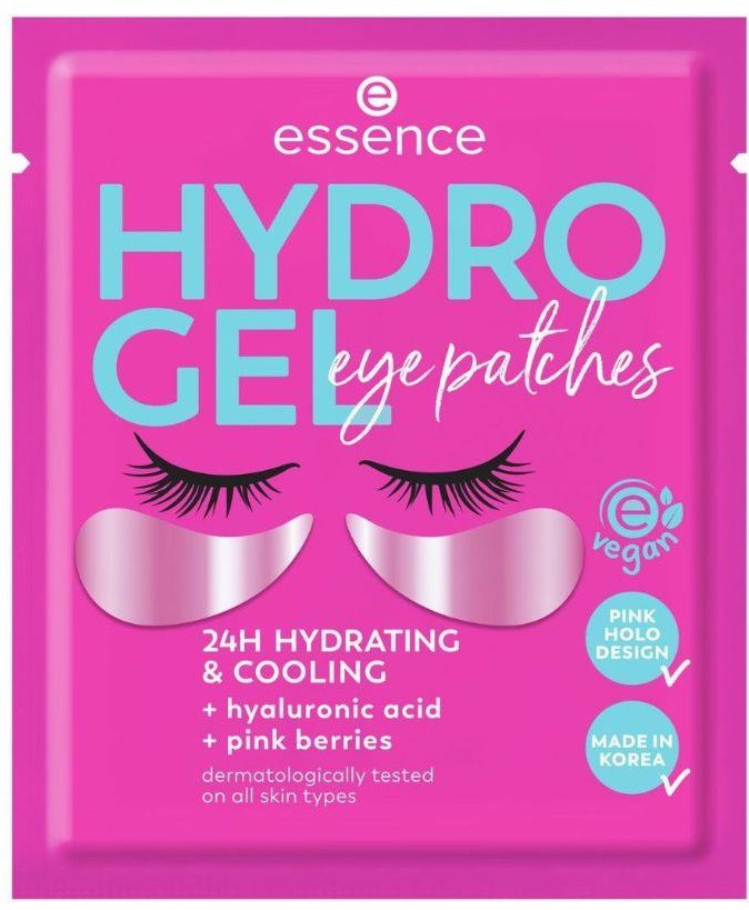 Essence Hydro Gel Eye Patches Berry Hydrated