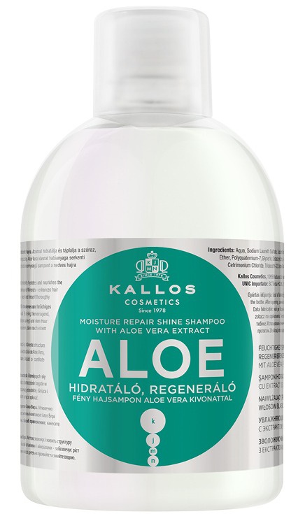 Kallos KJMN Aloe Moisture Repair Shine Shampoo