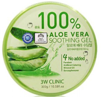 3W Clinic Aloe Vera Soothing Gel (purity 100%)