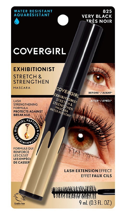 CoverGirl Exhibitionist Stretch & Strengthen Mascara, Very Black 825