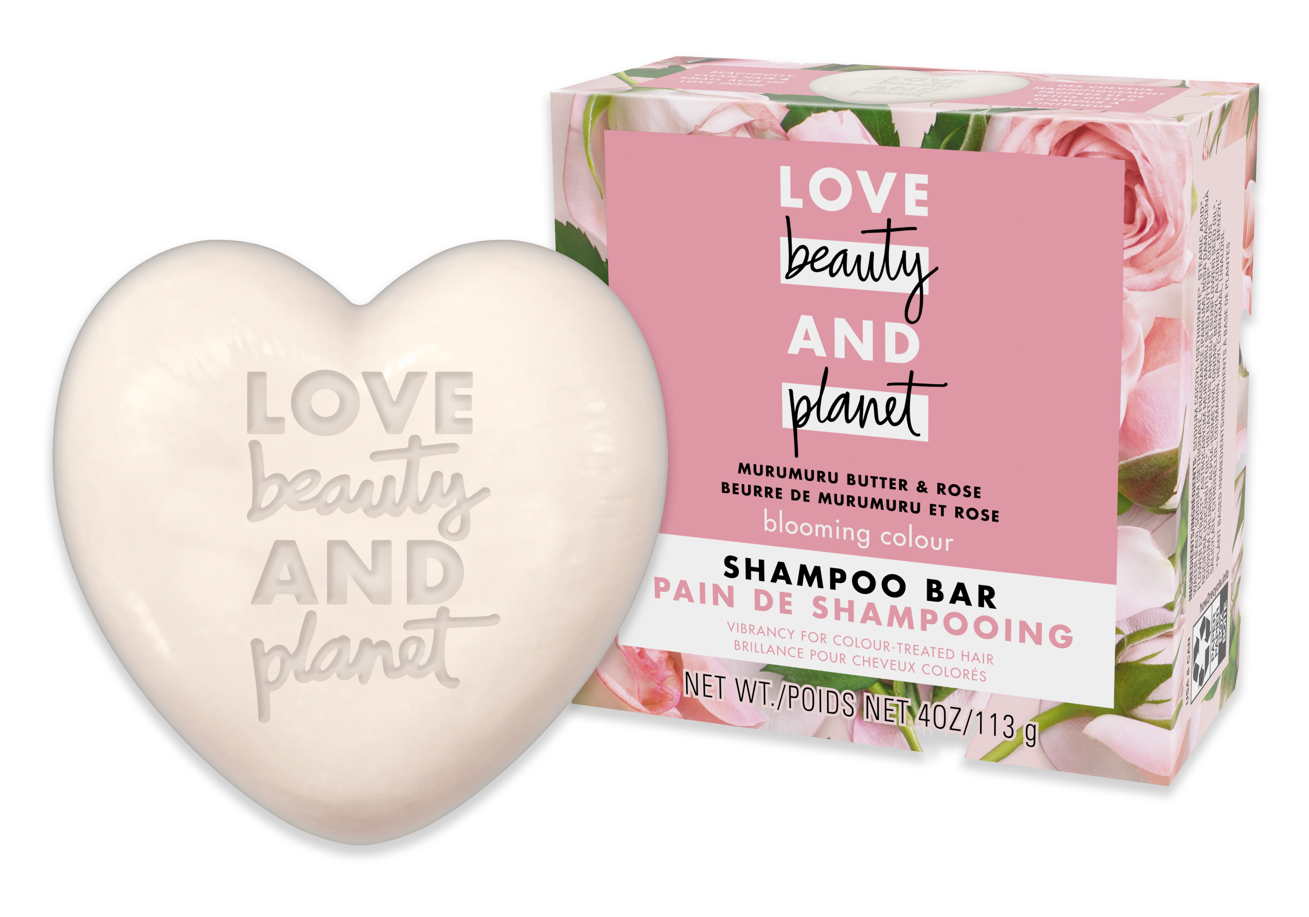 Love beauty and planet Shampoo Bar Murumuru Butter & Rose
