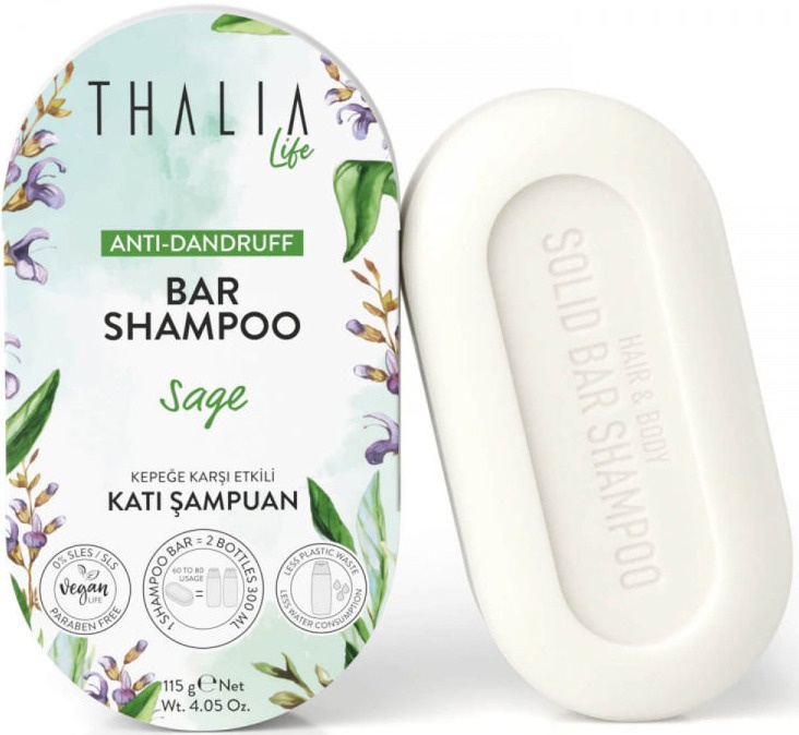 Thalia Natural Beauty Anti-dandruff Bar Shampoo