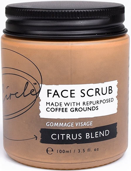 UpCircle Face Scrub With Coffee Grounds Citrus Blend