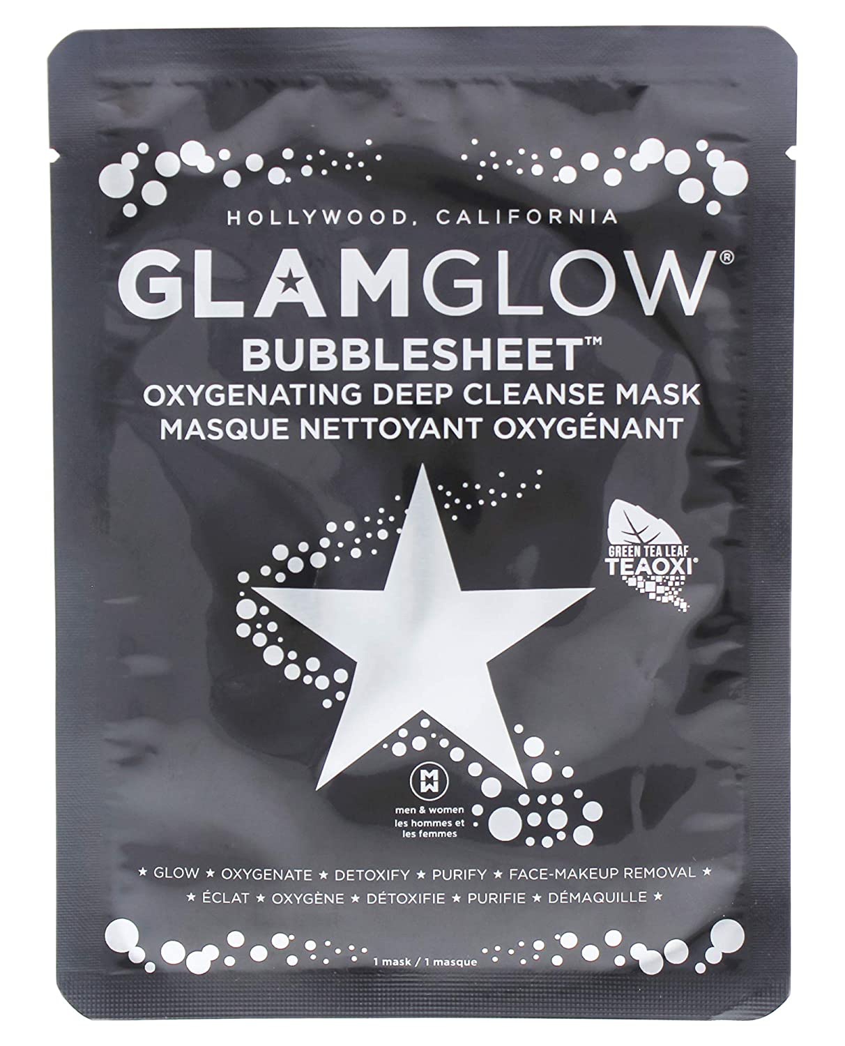 GLAMGLOW Bubble Sheet Oxygenating Deep Cleanse Mask