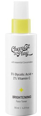 Chemist at Play Brightening Face Toner With 5% Glycolic Acid + 2% Vitamin C, For All Skin Types