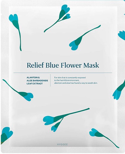 hyggee Relief Blue Flower Mask