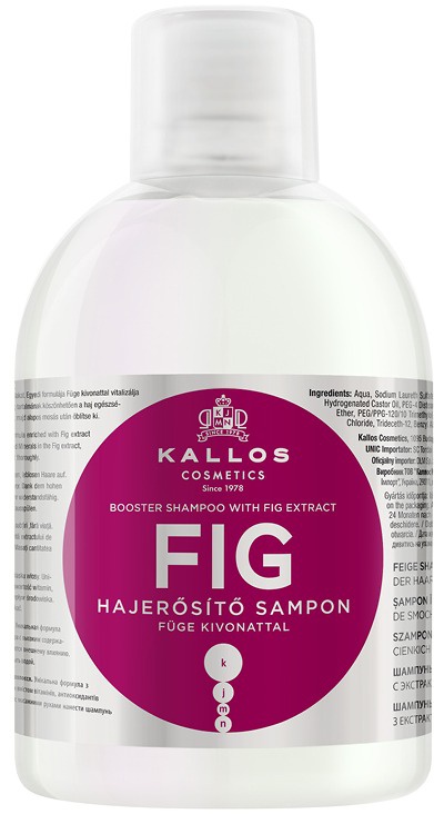 Kallos KJMN Fig Booster Shampoo