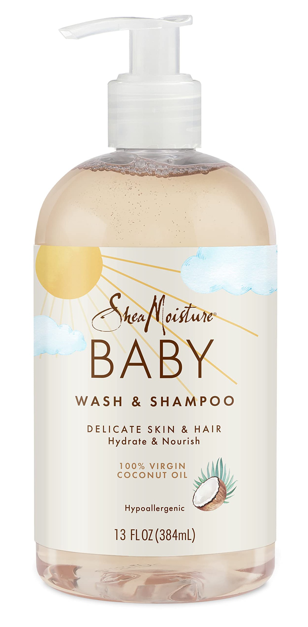 Shea Moisture Baby Wash & Shampoo 100% Virgin Coconut Oil