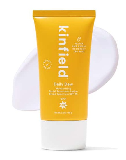 Kinfield Daily Dew Moisturizing Facial Sunscreen Lotion SPF 35