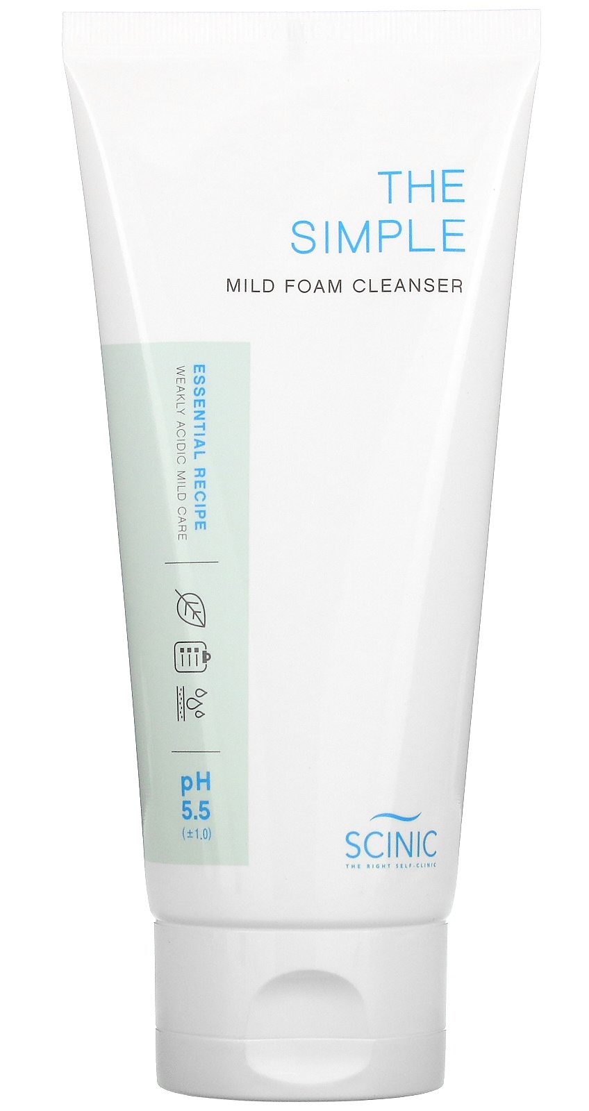 Scinic The Simple Mild Foam Cleanser, pH 5.5