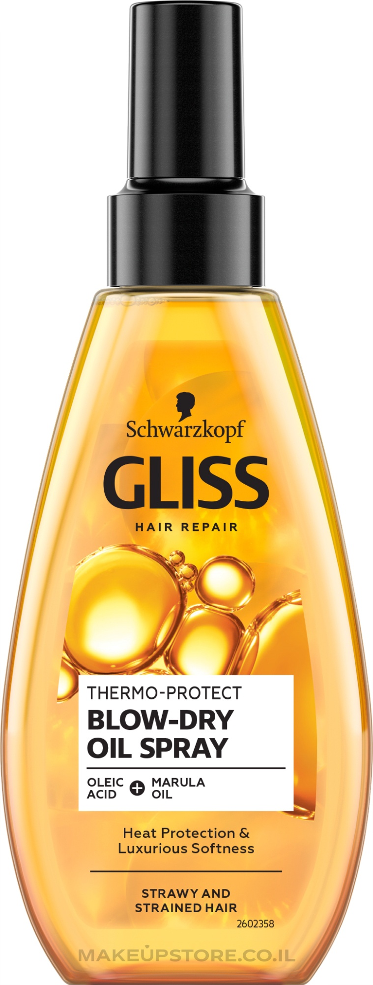 Gliss Kur Thermo-protect Blow-dry Oil Spray
