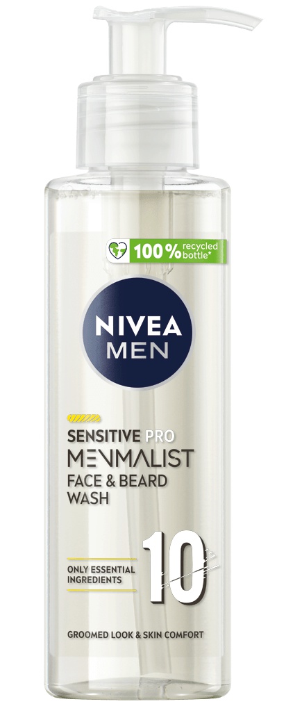 NIVEA MEN Sensitive Pro Menmalist Face & Beard Wash