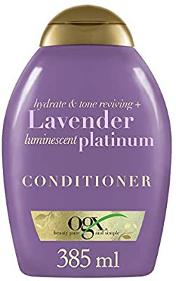OGX Conditioner Hydrate & Color Reviving+ Lavender Luminescent Platinum With UVA/UVB Filters